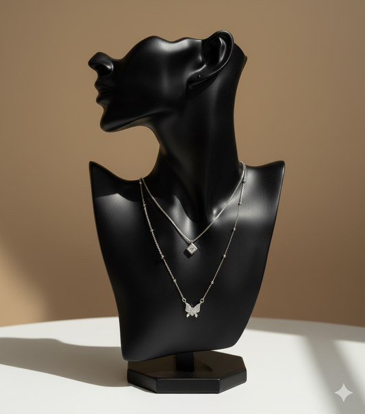 Butterfly Layerd Necklace