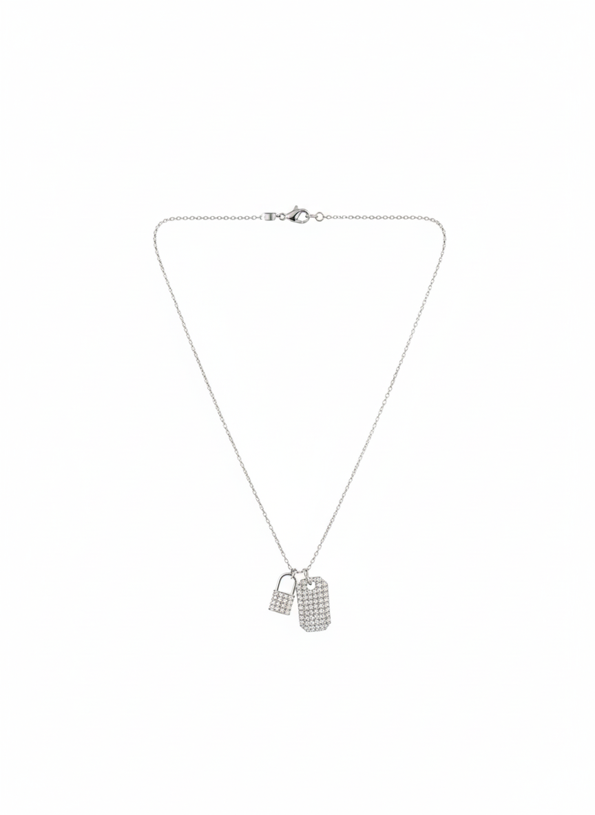 Lock Charm Necklace