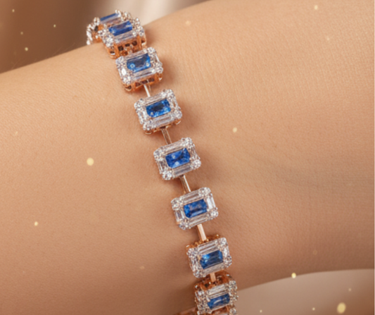 The Royal Blue Halo Bracelet