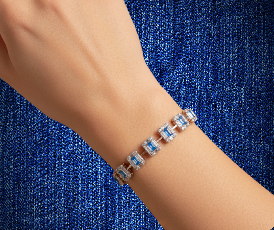 The Royal Blue Halo Bracelet