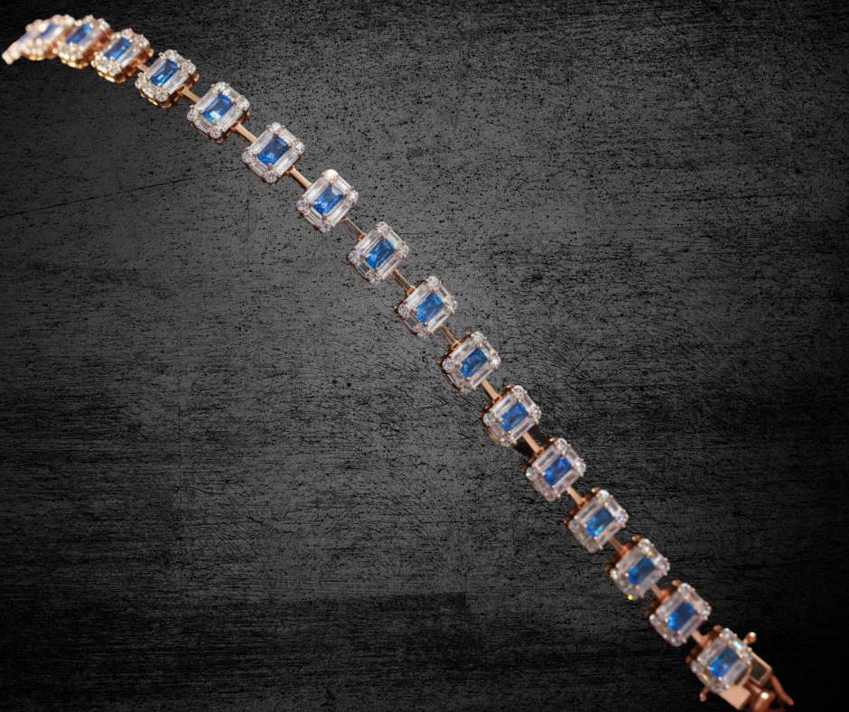The Royal Blue Halo Bracelet