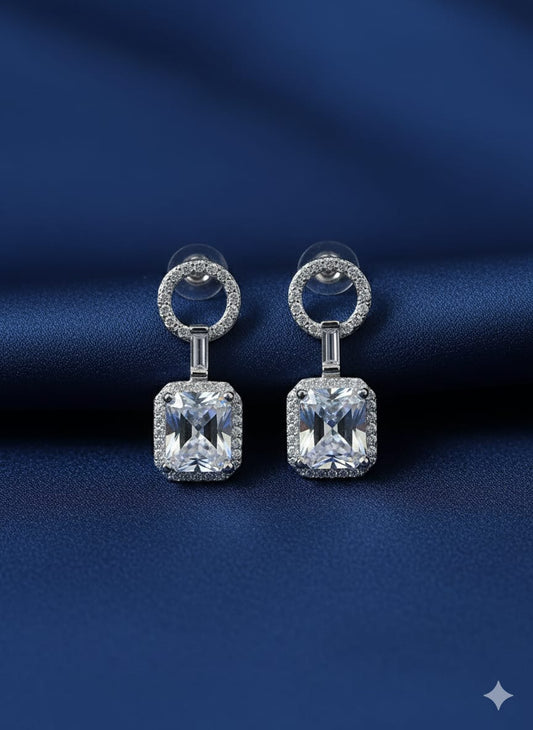 Emerald Cut Earrings