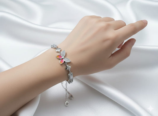 Sunset Butterfly Adjustable Bracelete