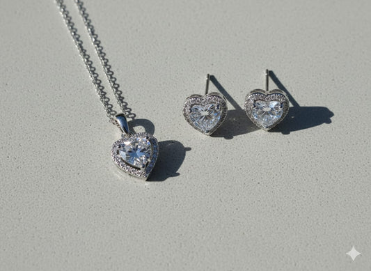 Solitaire Heart Set