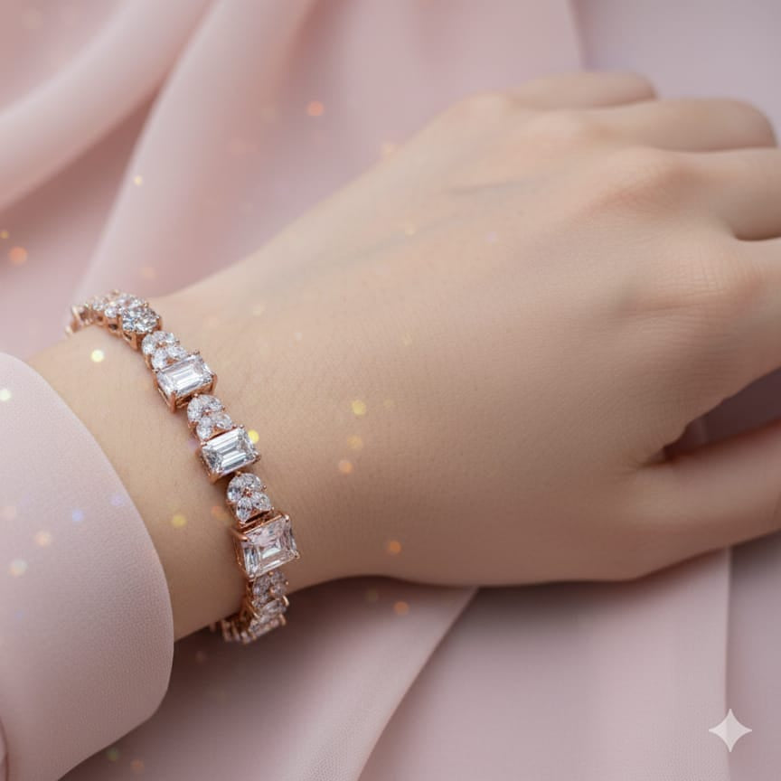 Rose Gold Shining Bracelet
