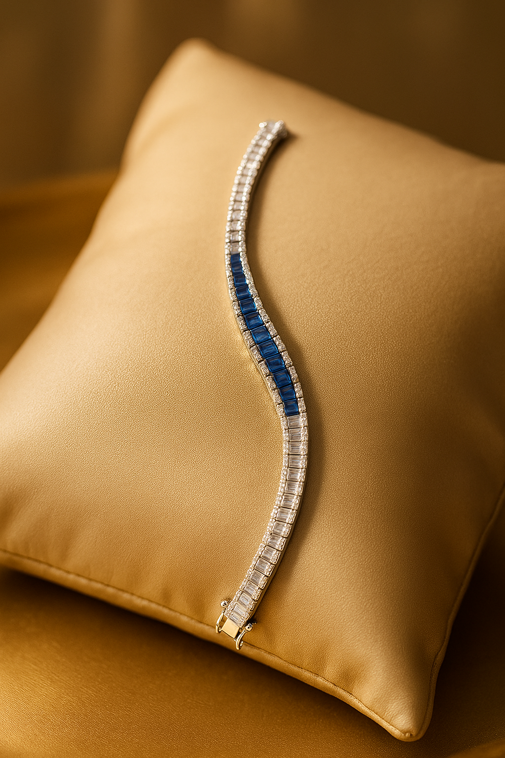 Luxurious Blue Stone Bracelet