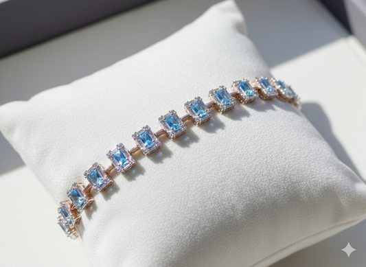 The Royal Blue Halo Bracelet